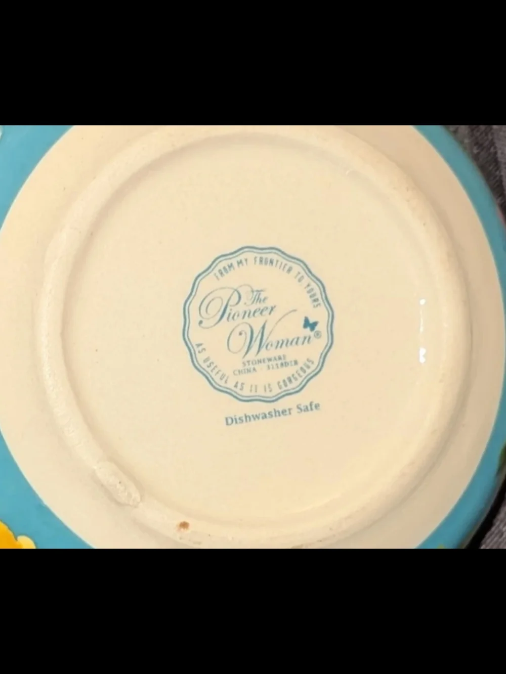 The Pioneer Woman Stoneware Floral Nesting Measuring Bowls 4pc Set